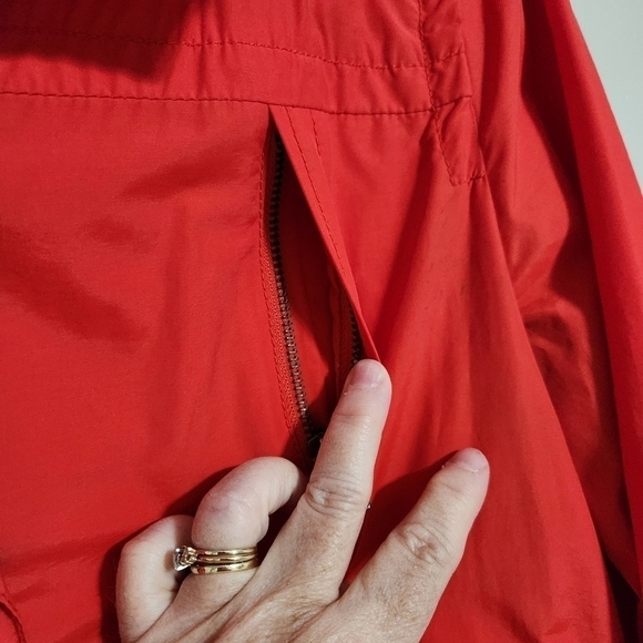 Eileen Fisher Red Anorak Jacket - Picture 7 of 11
